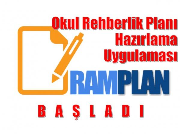 RAMPLAN - OKUL REHBERLİK PLANI HAZIRLAMA UYGULAMASI  YAYINDA!