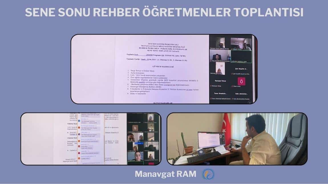 2024/2025 Eğitim Öğretim Yılı Sene Sonu Rehber Öğretmen / Psikolojik Danışmanlar Toplantısı
